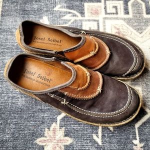 Josef Seibel Slip On Leather Shoes Sz 40 9/9.5 European Shoes